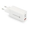 Zestaw everActive ładowarka sieciowa GaN SC650Q + kabel USB-C PD LCD 100cm everActive CBB-1PDL