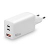 Zestaw everActive ładowarka sieciowa GaN SC650Q + kabel USB-C PD LCD 100cm everActive CBB-1PDL