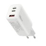 Zestaw everActive ładowarka sieciowa GaN SC650Q + kabel USB-C PD LCD 100cm everActive CBB-1PDL