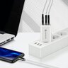 Ładowarka sieciowa everActive GaN SC-655Q z gniazdem USB oraz 2x USB-C PD PPS QC4+ 65W