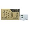 Ładowarka sieciowa everActive GaN SC-655Q z gniazdem USB oraz 2x USB-C PD PPS QC4+ 65W