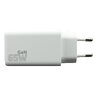 Ładowarka sieciowa everActive GaN SC-655Q z gniazdem USB oraz 2x USB-C PD PPS QC4+ 65W