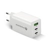 Ładowarka sieciowa everActive GaN SC-655Q z gniazdem USB oraz 2x USB-C PD PPS QC4+ 65W