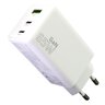 Ładowarka sieciowa everActive GaN SC-655Q z gniazdem USB oraz 2x USB-C PD PPS QC4+ 65W