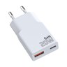 Ładowarka sieciowa everActive GaN SUPER SLIM SC-340Q z gniazdem USB QC3.0 oraz USB-C PD 20W
