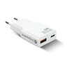 Ładowarka sieciowa everActive GaN SUPER SLIM SC-380Q z gniazdem USB QC3.0 oraz USB-C PD 30W