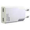 Ładowarka sieciowa everActive GaN SUPER SLIM SC-385Q z dwoma gniazdami USB-C PD 30W