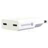 Ładowarka sieciowa everActive GaN SUPER SLIM SC-385Q z dwoma gniazdami USB-C PD 30W