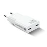 Ładowarka sieciowa everActive GaN SUPER SLIM SC-385Q z dwoma gniazdami USB-C PD 30W