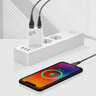 Ładowarka sieciowa everActive GaN SUPER SLIM SC-460Q z gniazdem USB QC3.0 oraz USB-C PD 45W Ładowarka sieciowa everActive GaN SUPER SLIM SC-460Q z gniazdem USB QC3.0 oraz USB-C PD 45W
