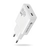 Ładowarka sieciowa everActive GaN SUPER SLIM SC-465Q z dwoma gniazdami USB-C PD 45W