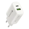 Ładowarka sieciowa everActive SC-370Q z gniazdem USB QC3.0 oraz USB-C PD PPS 25W