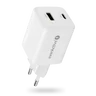 Ładowarka sieciowa everActive GaN SC-450Q z gniazdem USB oraz USB-C PD PPS QC4+ 45W