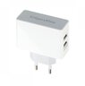 ładowarka USB sieciowa Kruger&Matz KM0017  z dwoma gniazdami USB 2.1A + 1A