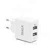 ładowarka USB sieciowa Roxa z dwoma gniazdami USB 2.1A + 1A