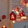Lampki domki BAT modee 0,9m WARM 10LED ML-C3010