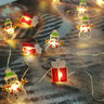 Lampki bałwanki BAT modee 0,9m WARM 10LED ML-C3017