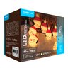Lampki bałwanki BAT modee 0,9m WARM 10LED ML-C3026