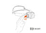 Latarka czołowa, czołówka Petzl Swift RL E095BC00 pomaranczowa Latarka czołowa, czołówka Petzl Swift RL E095BC00 pomaranczowa