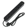 Listwa ochronna DPM z wyłącznikiem - 5 gniazda AC, 1x USB-A, 1x USB-C 1,5M szara 