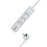 Listwa zasilająca MORRE M405 – 3 gniazda, USB-A 12W, 2x USB-C 12W, 1,5 m