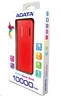 Power Bank ADATA PT100 10000 mAh red