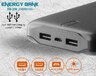 Zestaw baterii litowych everActive + power bank everActive EB-20k 20000mAh