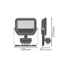 Naświetlacz Ledvance 8W 4000K czarny SENSOR