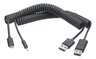 oryginalna ładowarka samochodowa Nokia DC-20 micro USB + cienki wtyk 2x 1A (bulk)