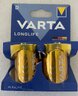 OUTLET Varta Longlife LR20/D 4120 (blister) - 2 sztuki OUTLET Varta Longlife LR20/D 4120 (blister) - 2 sztuki