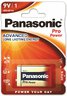 12x Panasonic Alkaline PRO Power 6LR61/9V (blister)