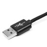 pleciony kabel USB - Apple Lightning / iPhone eXtreme czarny 120cm