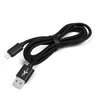 pleciony kabel USB - Apple Lightning / iPhone eXtreme czarny 120cm