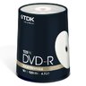 Płyty DVD-R 4,7GB 16X TDK PRINTABLE cake 100
