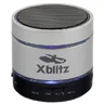 Przenośne głośniki bluetooth z mikrofonem i odtwarzaczem MP3 Xblitz Illuminated HD srebrne