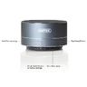 Przenośny głośnik bluetooth z mikrofonem i odtwarzaczem MP3 Unitek Y-B101