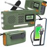 Radio analogowe przenośne, solarne z dynamo Blow 77-551#