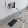 Rozgałęźnik 2 gniazda z uziem i wył + 2x USB DPM Rozgałęźnik 2 gniazda z uziem i wył + 2x USB DPM