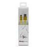 silikonowy kabel micro USB eXtreme 100cm żółty (blister)