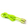 silikonowy kabel USB - USB-C / Type-C eXtreme zielony 100cm