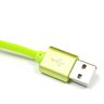 silikonowy kabel USB - USB-C / Type-C eXtreme zielony 100cm
