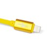 silikonowy kabel USB - Apple Lightning / iPhone eXtreme żółty 100cm