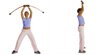 Swing stick, drążek drgający do ćwiczeń fitness czerwony Best Sporting MO861380