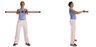 Swing stick, drążek drgający do ćwiczeń fitness niebieski Best Sporting MO861381