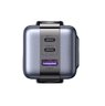 Ugreen Nexode RG Robot GaN CD361 25685B 65W szybka ładowarka sieciowa z 2 gniazdami USB-C PD oraz USB