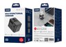 Uniwersalny adapter podróżny JELLICO S9 PD 2xUSB-C + 1xUSB 3.4A Max 2500W Czarny