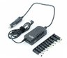 uniwersalny zasilacz samochodowy Volt 90W do laptopów na 12V i 24V