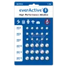 zestaw 30 sztuk baterii alkalicznych mini everActive 10 x G3 / LR41, 5 x G4 / LR626, 5 x G10 / LR1130, 10 x G13 / LR1154