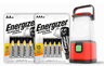 Zestaw Energizer Alkaline Power - 480szt LR6 / AA, 480szt LR03 / AAA + Latarka kempingowa Energizer 360° USB 500 lumenów