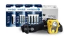 Zestaw everActive Pro Alkaline - 144szt LR6 / AA, 144szt LR03 /AAA, 10szt 6LR61 / 9V + latarka everActive HL-250 Cobra